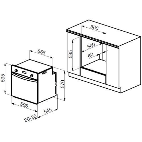 Korting okb 1082 cra духовой шкаф