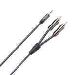  Mini Jack  2 RCA  QED Performance Audio Graphite J2P QE6500 1.5m